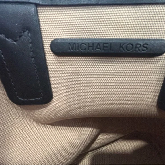 Michael Kors Jodie Black and gray jacquard small tote handbag NWOT Totes